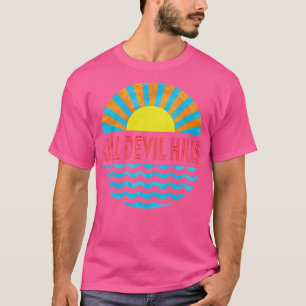 Vintage Kill Devil Hills Beach Sun And Waves T-Shirt