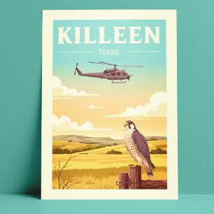 Vintage Killeen Texas Postcard