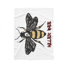 Vintage killer bee drawing