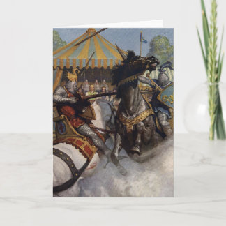 Vintage King Arthur Series 6 Greeting Card