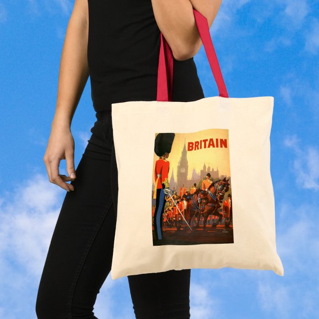 Vintage King's British Royal Guard Great Britain Tote Bag (Creator Uploaded)