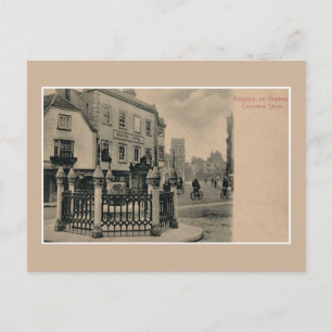 Vintage Kingston upon Thames street scene Postcard