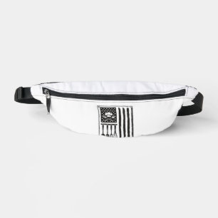 Vintage Kitchen Flag Cooking Utensils Shirt Design Fanny Pack