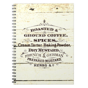 Vintage Kitchen  Notebook