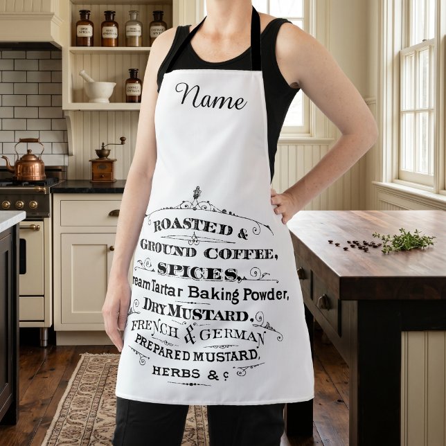 Vintage Kitchen personalized Apron (Creator Uploaded)