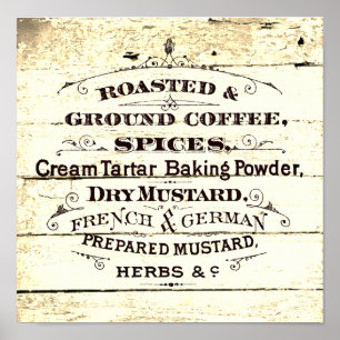 Vintage Kitchen Poster