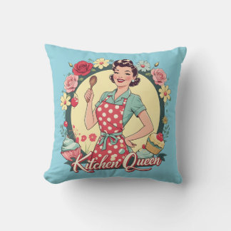 Vintage Kitchen Throw Pillow