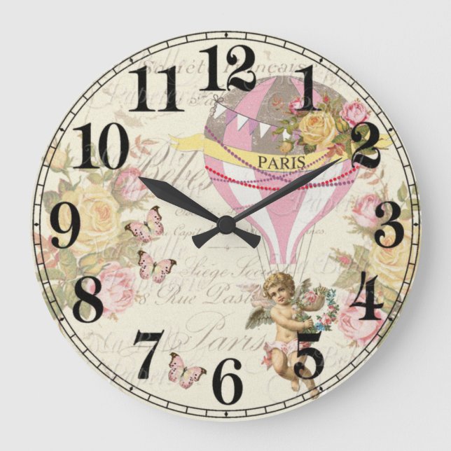 vintage Kitchen Wall Clock (Front)