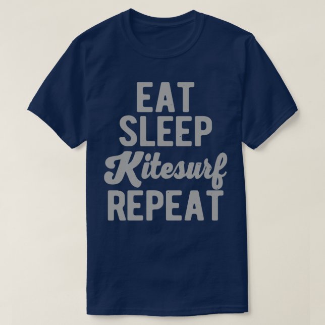 Vintage Kitesurf Sticker T-Shirt (Design Front)