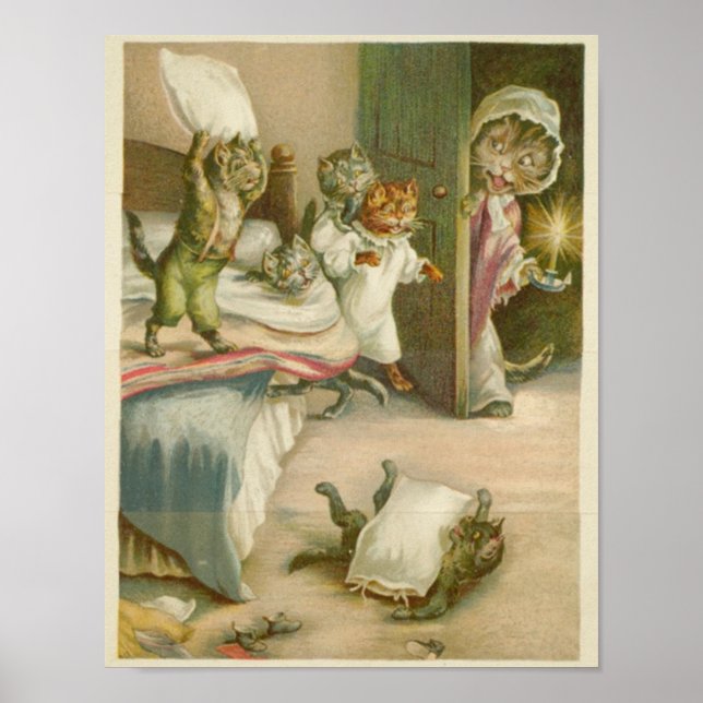 Vintage Kitten Print (Front)