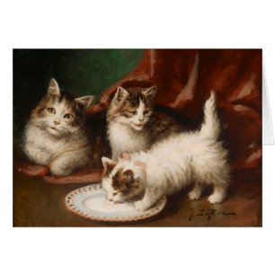 Vintage Kittens by Jules Gustave LeRoy