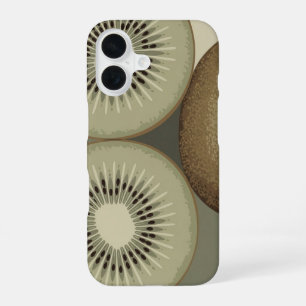 Vintage Kiwi Trio iPhone 16 Case