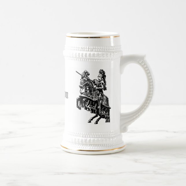 Vintage Knight Stein (Right)