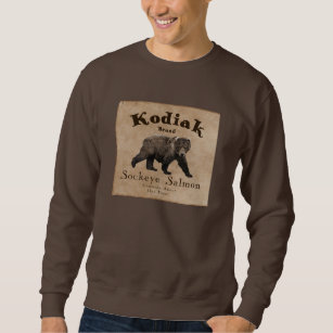 Vintage Kodiak Salmon Label Sweatshirt