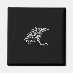 Vintage Kona Hawaii Manta Ray Boys Girls Souvenir  Magnet