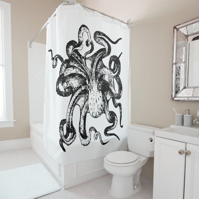Vintage Kraken Octopus Sea Nautical (In Situ)