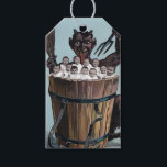 Vintage Krampus Gift Tags<br><div class="desc">Vintage creepy Krampus gift tags.</div>