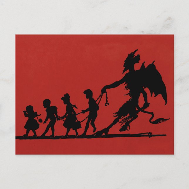 Vintage Krampus Postcard (Front)