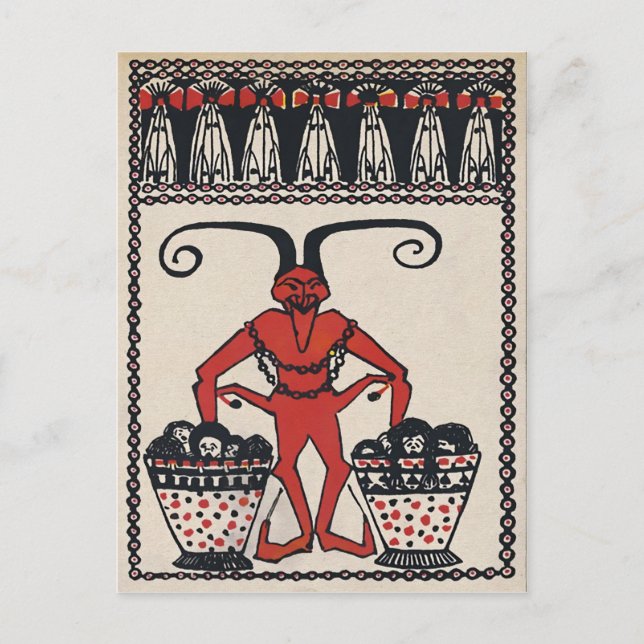 Vintage  Krampus Postcard (Front)