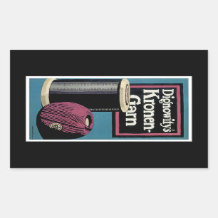 Vintage Kronengard Yarn Sticker