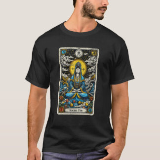 Vintage Kwan Yin Tarot Card Guanyin Retro Quan Yin T-Shirt