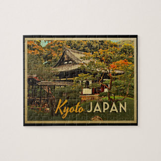 Vintage Kyoto Japan Jigsaw Puzzle