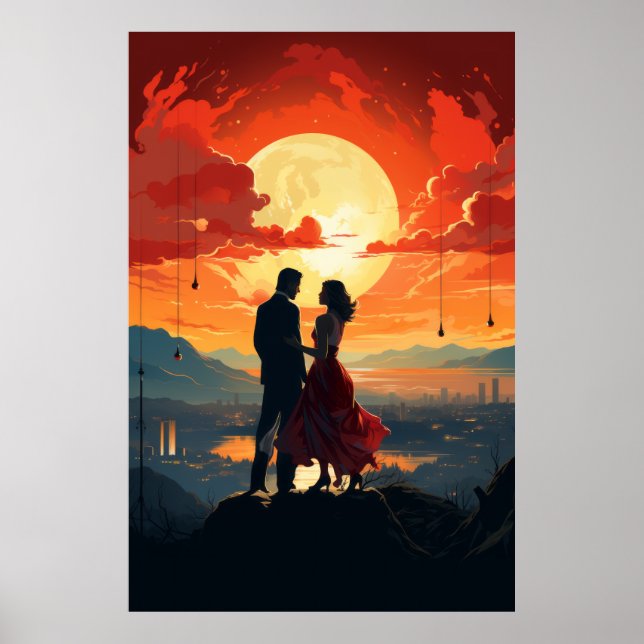 Vintage La La Land Movie Poster - Classic Hollywoo (Front)