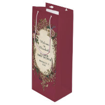 Vintage Label with colored Flowers 27 + your text