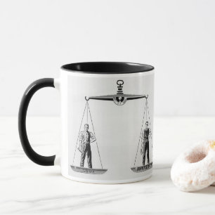 Vintage Labour vs Management, Scales of Justice Mug