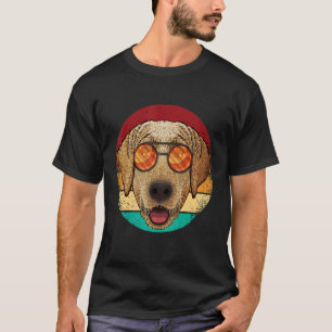 Vintage Labrador Retriever Dog Puppy Retro Eightie T-Shirt