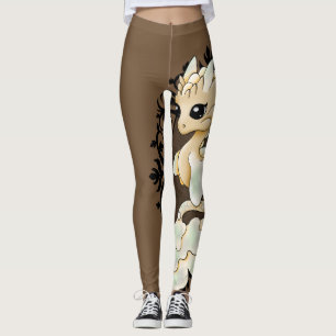 Vintage Lace Dragon Leggings