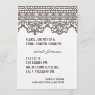 VINTAGE LACE Invitation