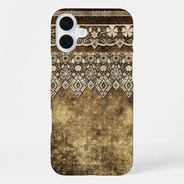 Vintage lace iPhone case (Back)
