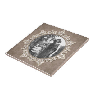 Vintage Lace  Photo Template Tile