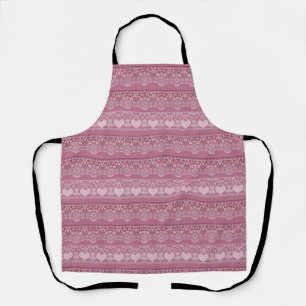 Vintage Lace Pink Pattern For Kids And Decor Apron