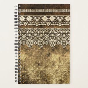 Vintage lace planner