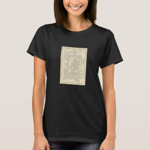 Vintage Laconia Nh Map 1892 T-Shirt