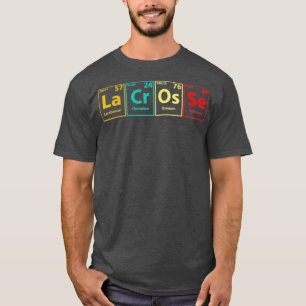 Vintage Lacrosse Lover Periodic Table of T-Shirt
