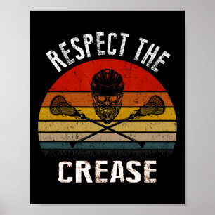 Vintage Lacrosse Retro Poster