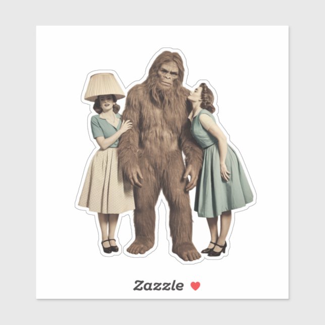 Vintage Ladies and Sasquatch (Sheet)