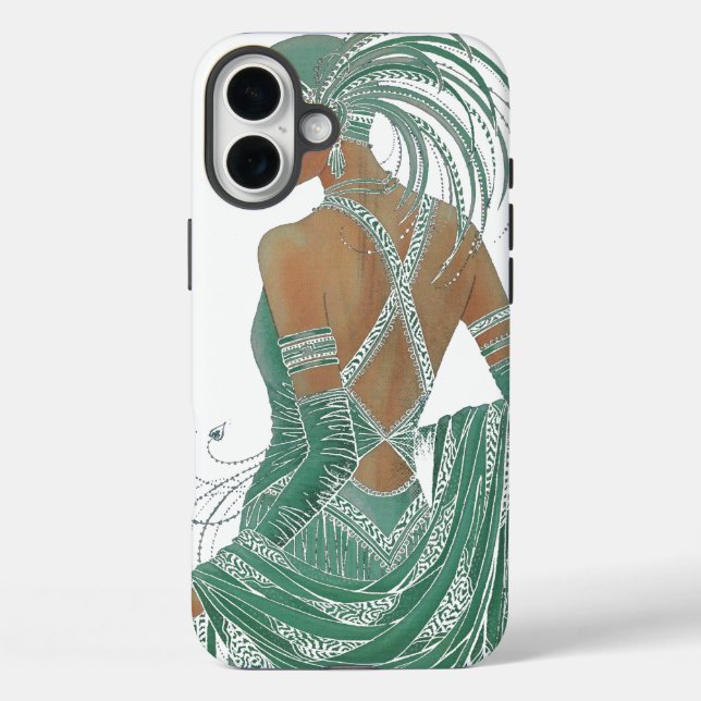 Vintage Ladies Going Green Art Print Case-Mate iPhone Case (Back)