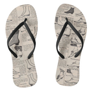 Vintage Ladies' Shoes Catalogue - 1900s Fashion Flip Flops