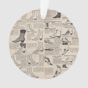 Vintage Ladies' Shoes Catalogue - 1900s Fashion Ornament