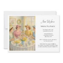 Vintage Ladies Spring Tea Party 