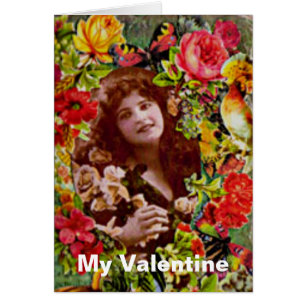 Vintage Lady Cameo en Rose