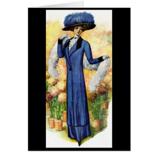 Vintage Lady going for a Stroll