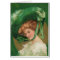 Vintage Lady in Green Card