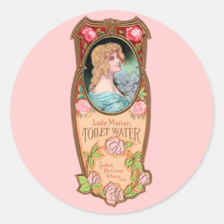 Vintage Lady Marian Toilet Water Label