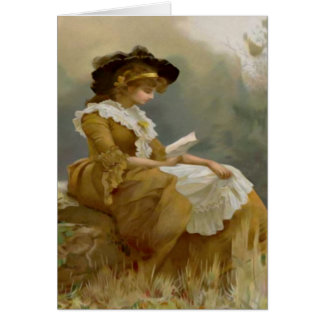 Vintage Lady Reading