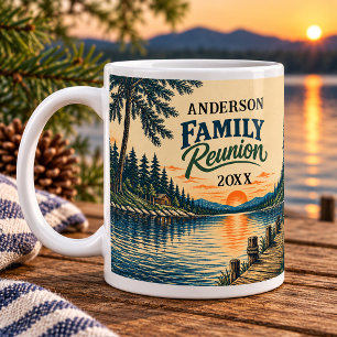 Vintage Lake Family Reunion Coffee Mug